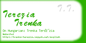 terezia trenka business card